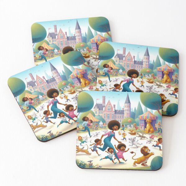 Item preview, Enchanted Playtime - A Magical World of Fun and Friendship designed and sold by Wonderall.