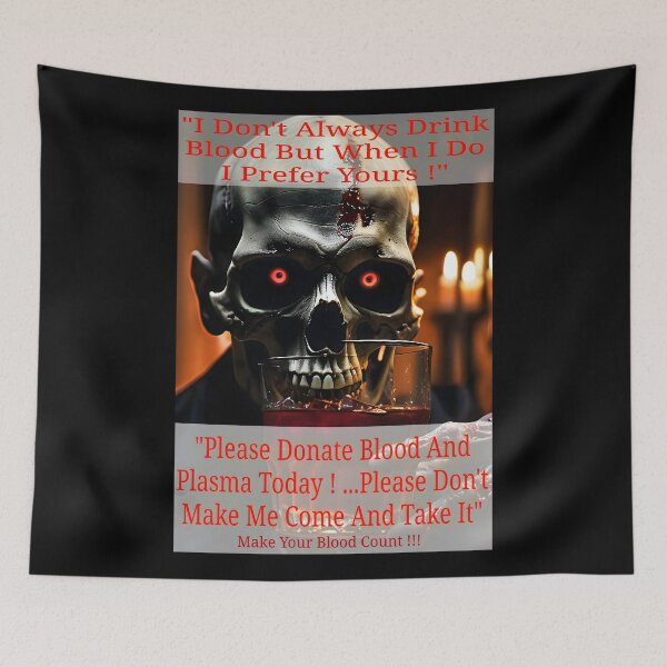Item preview, Ghouls Delight: Donate Blood And Plasma Today designed and sold by Hall-O-Gram.