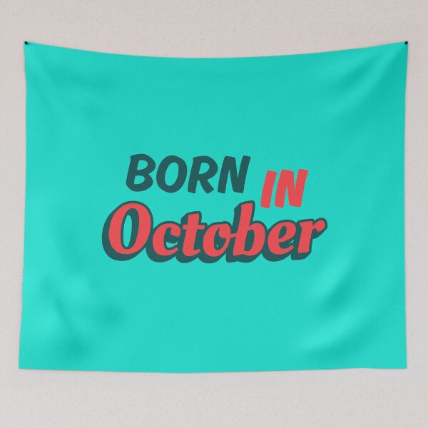 Item preview, Born in October - a legendary tribute to those born in October designed and sold by Weknes.