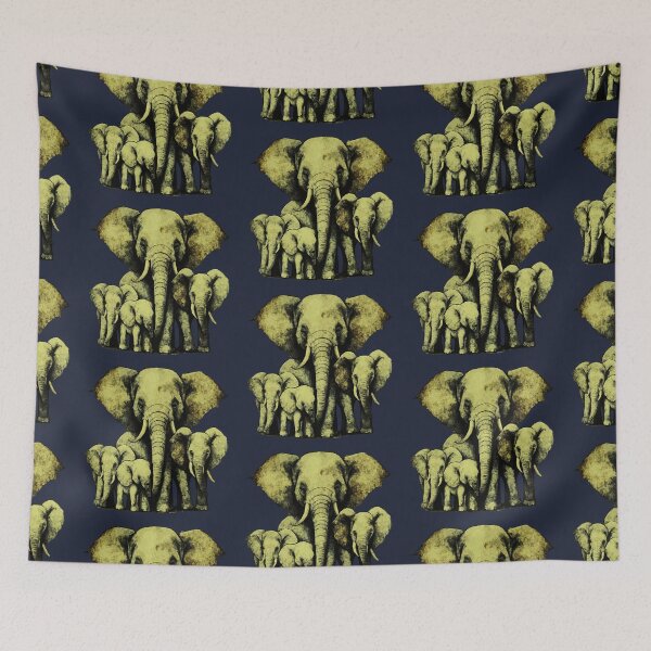 Item preview, Cute Elephant family designed and sold by kinpirks.