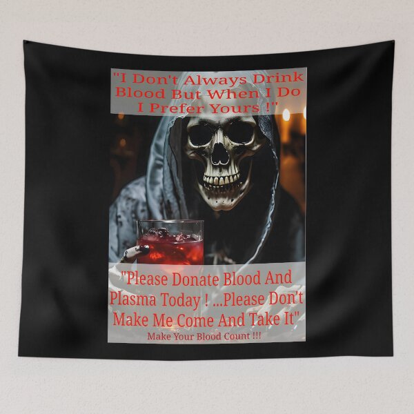 Item preview, Ghouls Delight: Donate Blood And Plasma Today designed and sold by Hall-O-Gram.