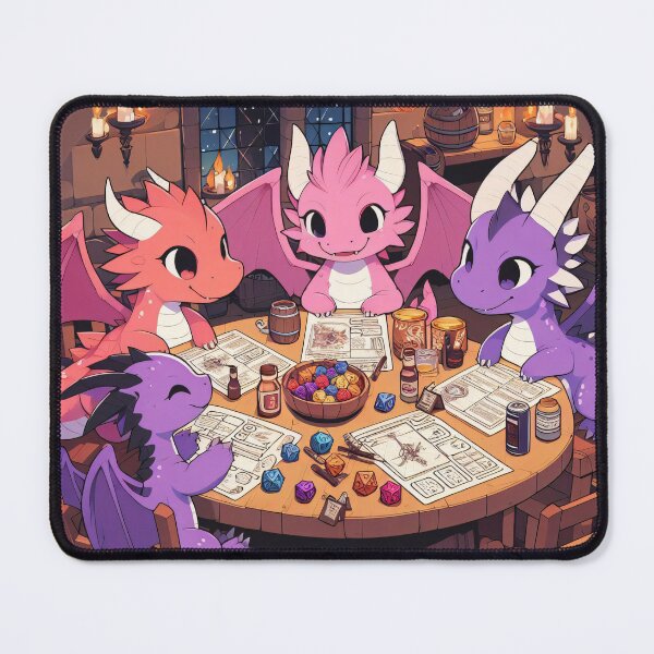 Item preview, Dragons and Dragons Playing DnD designed and sold by dragongf.