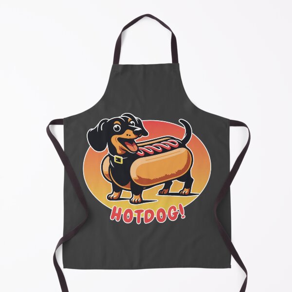 Item preview, Wiener Dog Hotdog Funny Sticker | Long Dachshund Black & Tan Dog in Bun Suit | Sausage Dog designed and sold by d247.