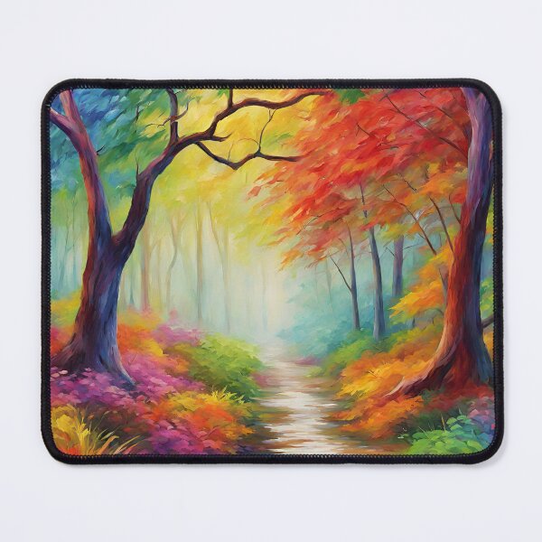 Item preview, colorful forest designed and sold by MyCraftForYOU.