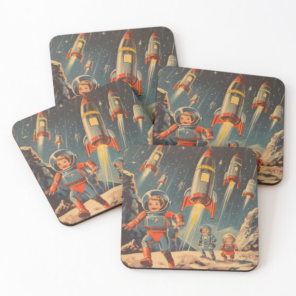Item preview, 1950s Sci-Fi Movie Alien Invasion SPACE KIDS designed and sold by Shelly Little.