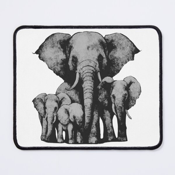 Item preview, Cute Elephant family designed and sold by kinpirks.