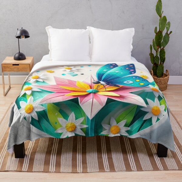 Item preview, Butterfly netting on a flower designed and sold by Theudric.
