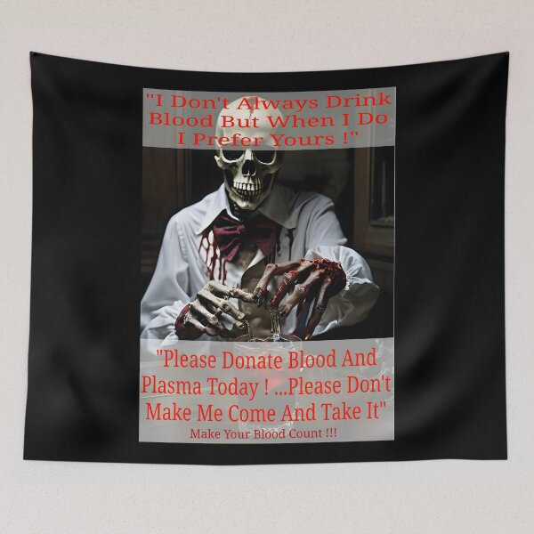 Item preview, Ghouls Delight: Donate Blood And Plasma Today designed and sold by Hall-O-Gram.