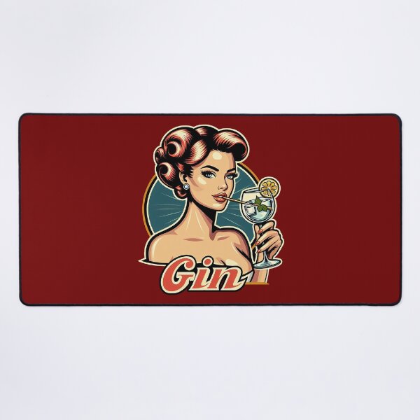 Item preview, Retro Beverage - Gin designed and sold by MugshotsAndMore.