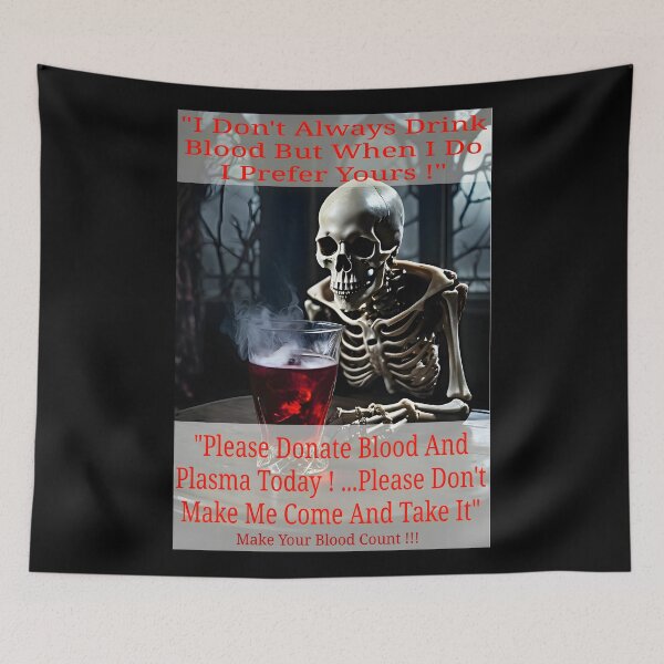 Item preview, Ghouls Delight: Donate Blood And Plasma Today designed and sold by Hall-O-Gram.
