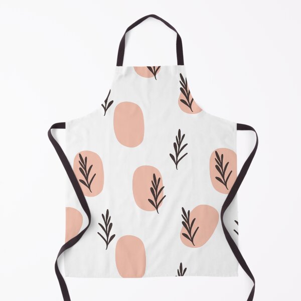 Item preview, Black Leaves & Pink on White Texture ; Bohemian Pattern designed and sold by PatternInArt.