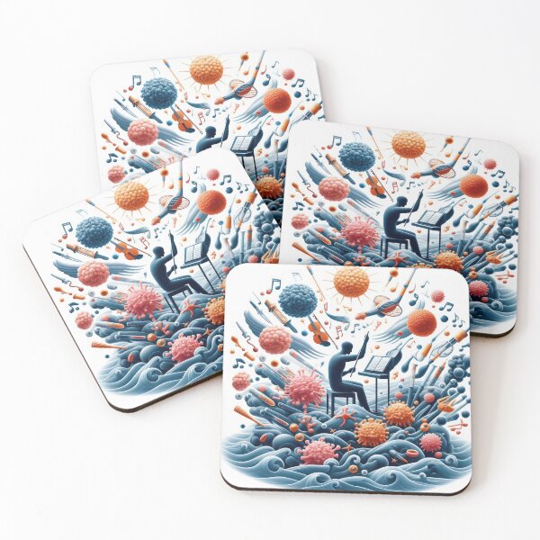 Item preview, Visual Pinnacle: Cells Rise Together in Harmony Against Cancer designed and sold by Care-and-Share.