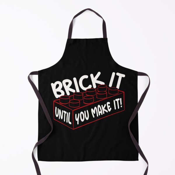 Item preview, Brick it until you make it! (white & red) designed and sold by DidiSunshine.