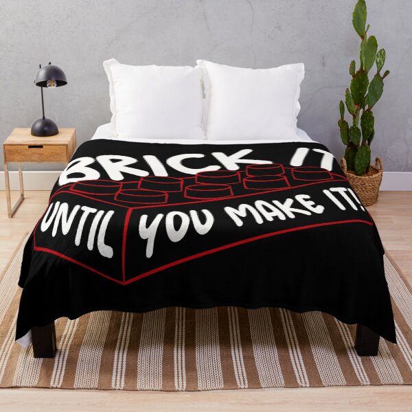Item preview, Brick it until you make it! (white & red) designed and sold by DidiSunshine.