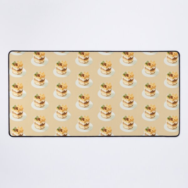 Item preview, Tiramisu or Cake in Glass on Plate designed and sold by NomNomSticker.