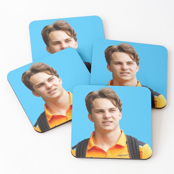 Item preview, Oscar Piastri F1 Driver smiling Norris Teammate McLarenF1 designed and sold by FormulaGTee1.