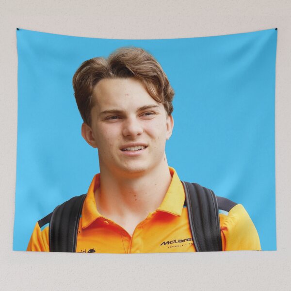 Item preview, Oscar Piastri F1 Driver smiling Norris Teammate McLarenF1 designed and sold by FormulaGTee1.