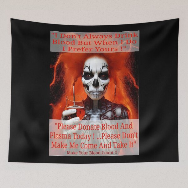 Item preview, Ghouls Delight: Donate Blood And Plasma Today designed and sold by Hall-O-Gram.