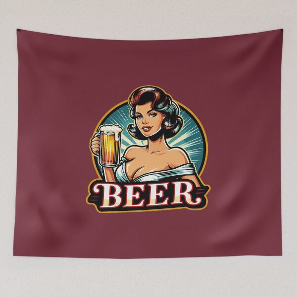 Artikelvorschau, Retro Beverage - Beer entworfen und verkauft von MugshotsAndMore.