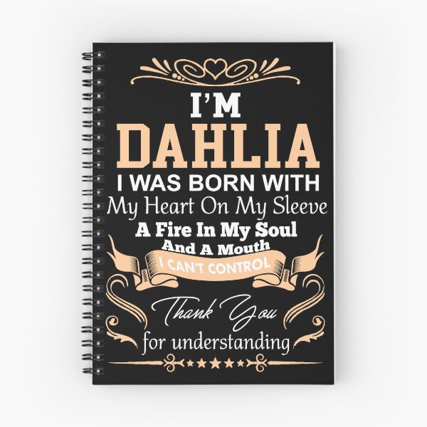 Artikelvorschau, Definition des Mädchennamens Dahlia entworfen und verkauft von Share-me.