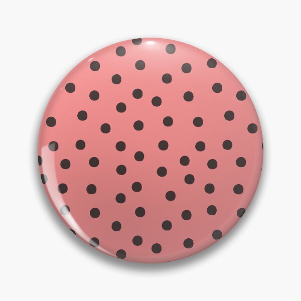 Item preview, Black Polka Dots Pattern on Pink designed and sold by PatternInArt.