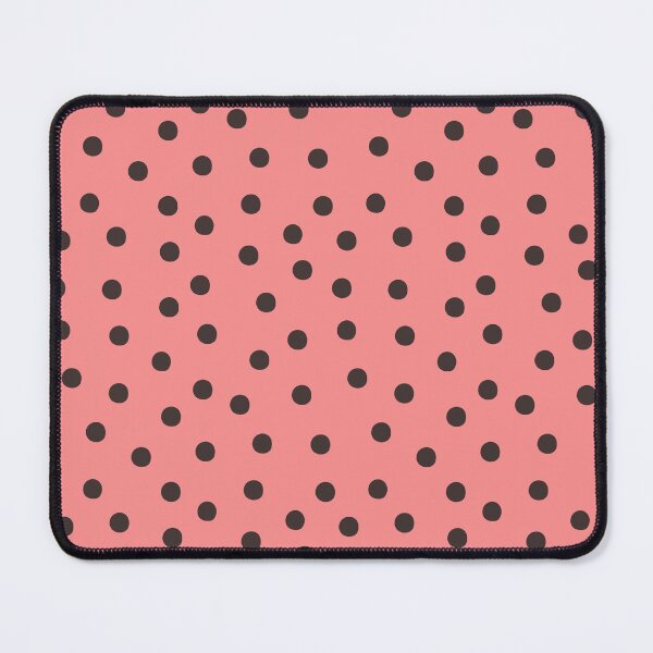 Item preview, Black Polka Dots Pattern on Pink designed and sold by PatternInArt.