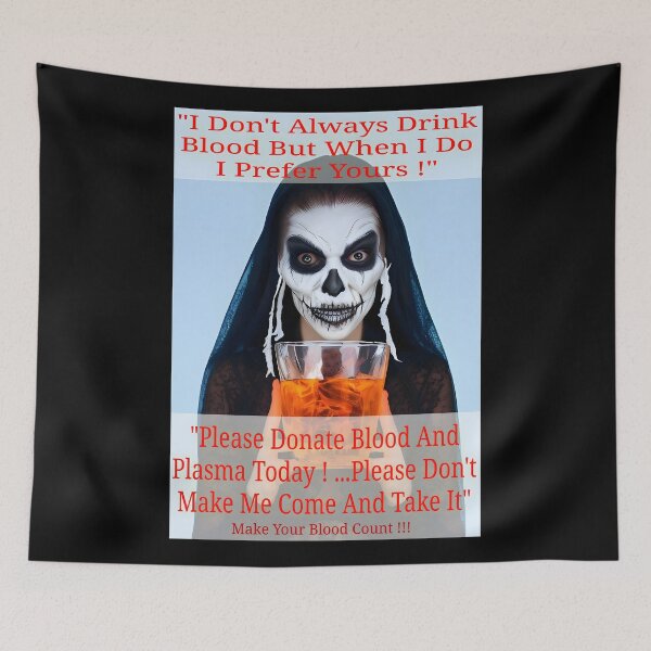 Item preview, Ghouls Delight: Donate Blood And Plasma Today designed and sold by Hall-O-Gram.