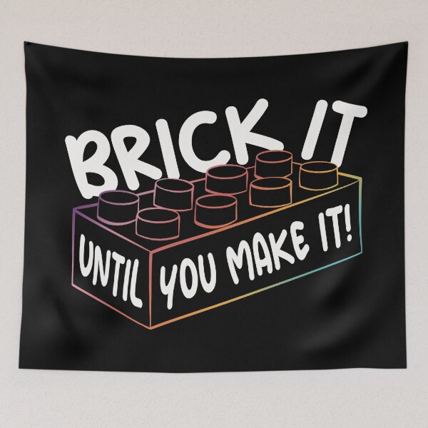 Item preview, Brick it until you make it! (colors) designed and sold by DidiSunshine.