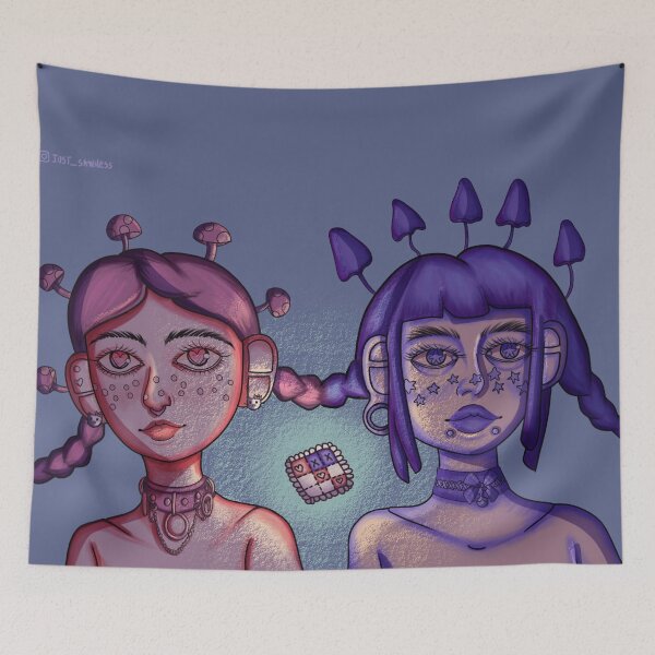 Item preview, Fungi twins  designed and sold by Sawness.