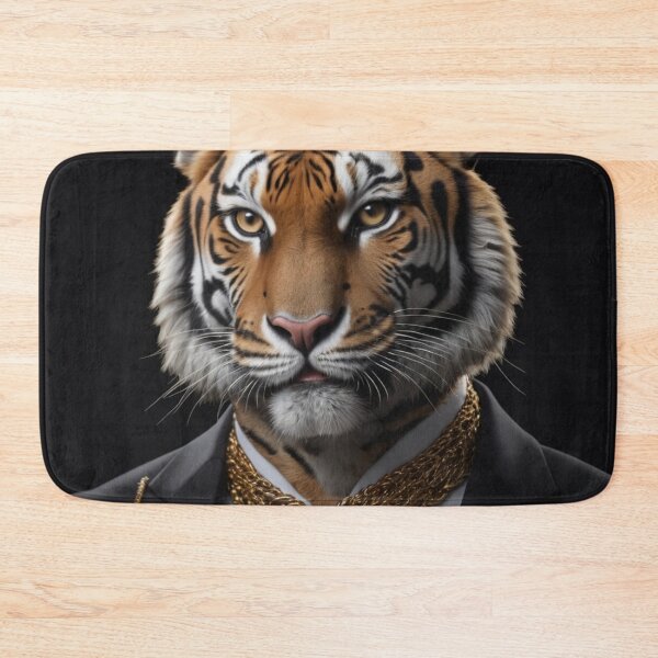 Item preview, Gold Tiger Portrait designed and sold by Lazoni.