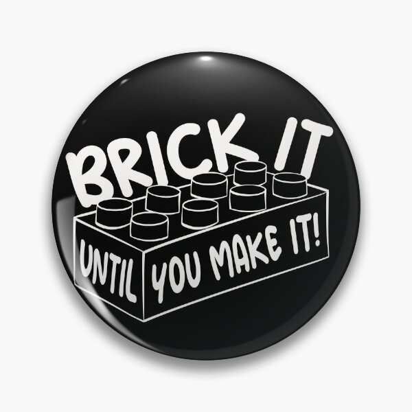 Item preview, Brick it until you make it! (white) designed and sold by DidiSunshine.