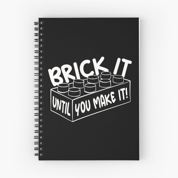 Item preview, Brick it until you make it! (white) designed and sold by DidiSunshine.