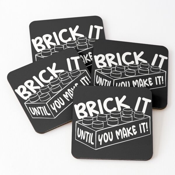 Item preview, Brick it until you make it! (white) designed and sold by DidiSunshine.