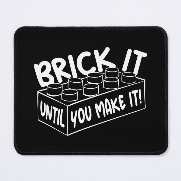 Item preview, Brick it until you make it! (white) designed and sold by DidiSunshine.
