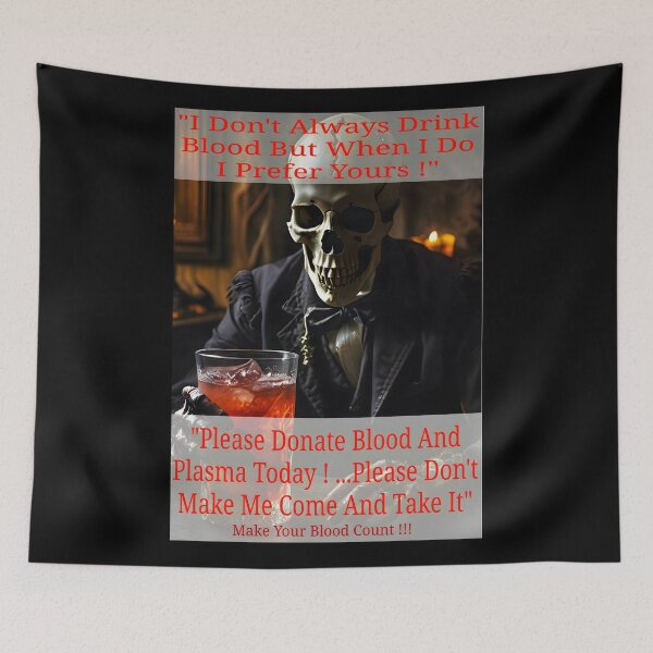 Item preview, Ghouls Delight: Donate Blood And Plasma Today designed and sold by Hall-O-Gram.