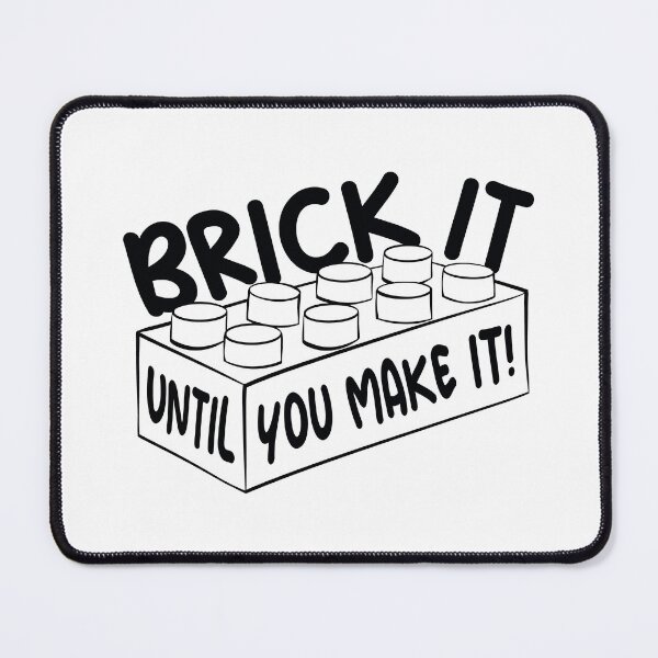 Item preview, Brick it until you make it! (black) designed and sold by DidiSunshine.