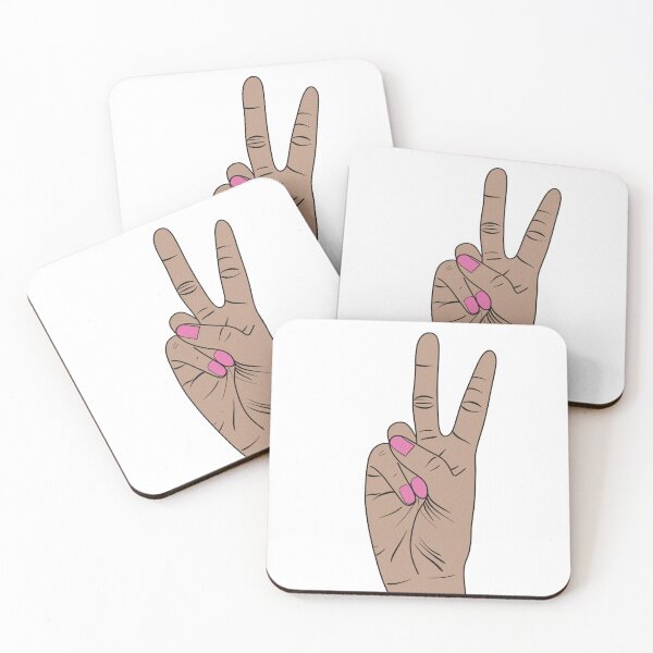 Item preview, Peace finger signs designed and sold by neishy.