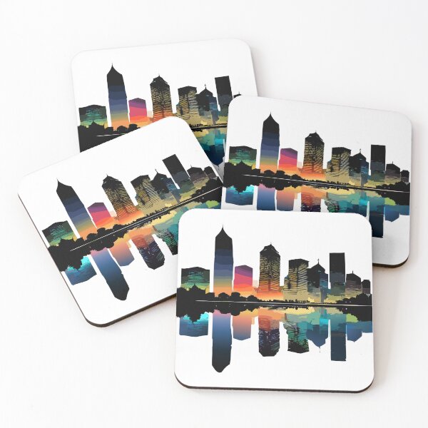 Item preview, metropolis reflected in the water designed and sold by Firas Aljazzar.