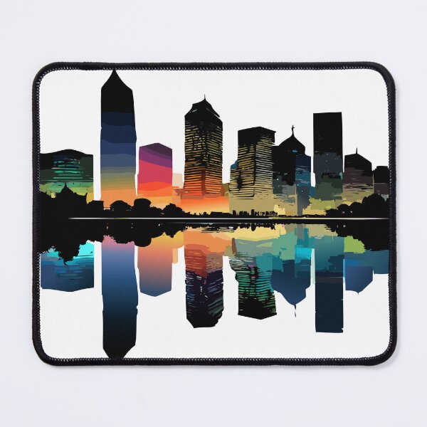 Item preview, metropolis reflected in the water designed and sold by Firas Aljazzar.