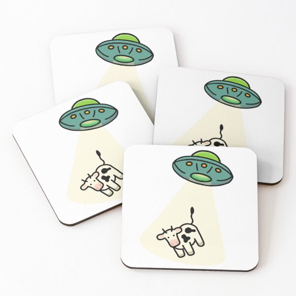 Item preview, UFO Abducting Cow designed and sold by jennysselling.