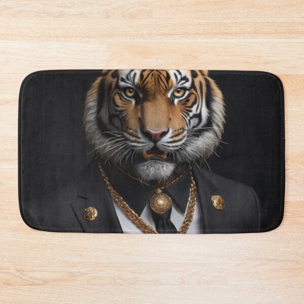 Item preview, Gold Tiger Portrait designed and sold by Lazoni.