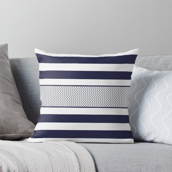 Item preview, Minimalistic Blue and White Stripes Masculine Pattern designed and sold by EYE ILLUSTRATE  GRAPHICS.