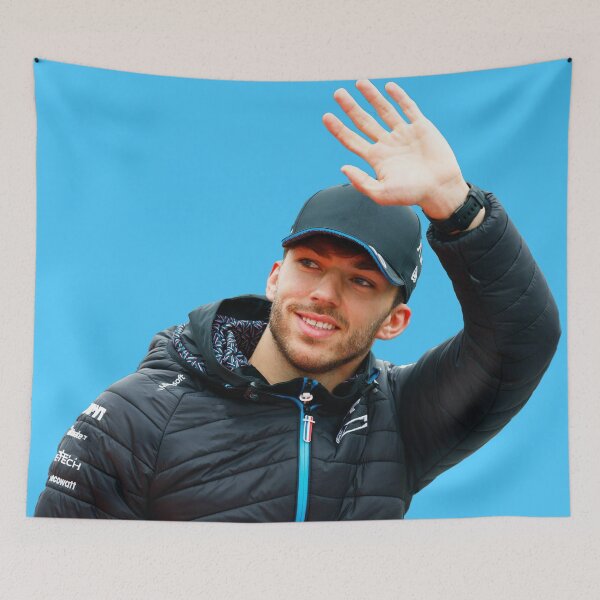 Item preview, Pierre Gasly F1 Driver Waving Alpine F1 Team Esteban Ocon Teammate designed and sold by FormulaGTee1.