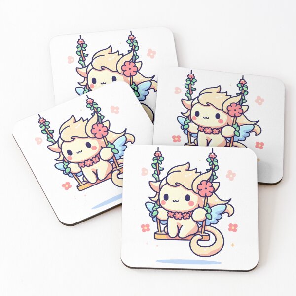 Item preview, Kawaii Hopeful Chimera: A Flower Necklace designed and sold by CanvasCutie.