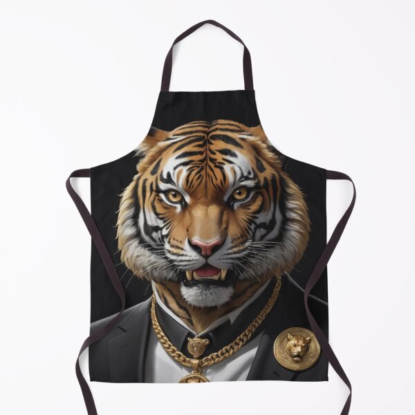 Item preview, Gold Tiger Portrait designed and sold by Lazoni.