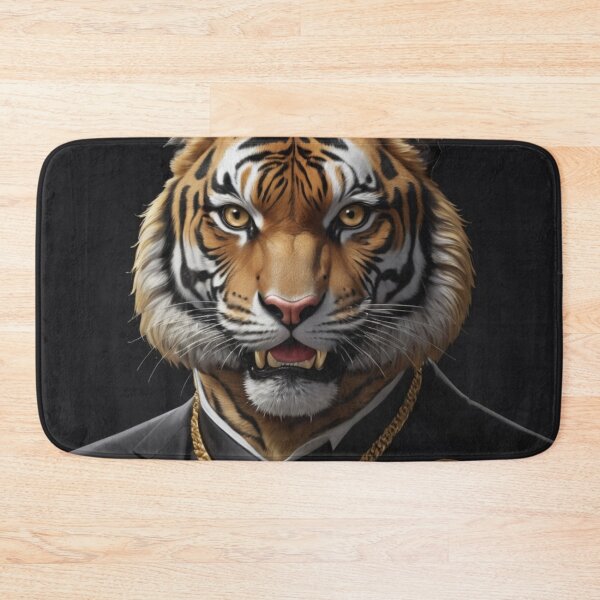 Item preview, Gold Tiger Portrait designed and sold by Lazoni.