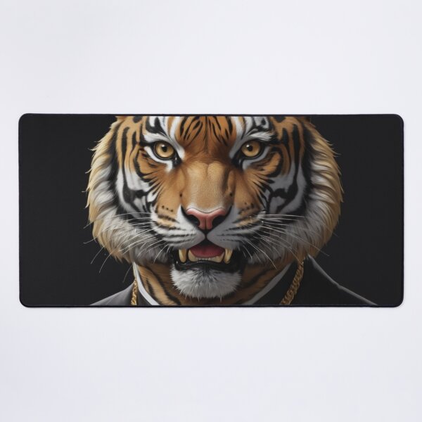 Item preview, Gold Tiger Portrait designed and sold by Lazoni.