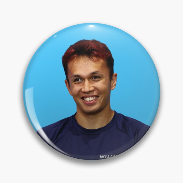 Item preview, Alex Albon F1 Driver Happy Face Williams F1 Team Logan Sargeant Teammate designed and sold by FormulaGTee1.