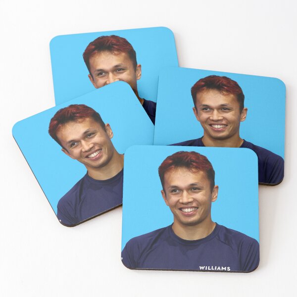 Item preview, Alex Albon F1 Driver Happy Face Williams F1 Team Logan Sargeant Teammate designed and sold by FormulaGTee1.