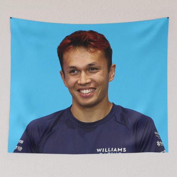 Item preview, Alex Albon F1 Driver Happy Face Williams F1 Team Logan Sargeant Teammate designed and sold by FormulaGTee1.